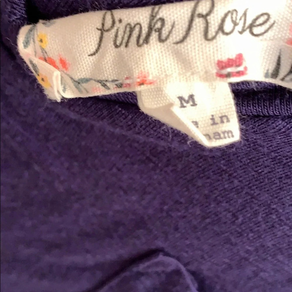 Pink Rose T-Shirt dress size Medium - Picture 5 of 6